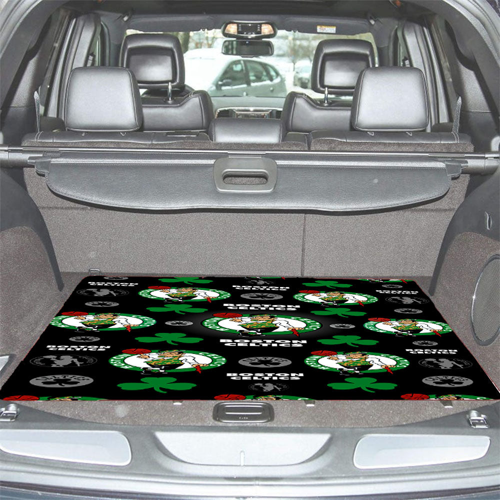 Boston Celtics Patters Car Trunk Mat Non Slip