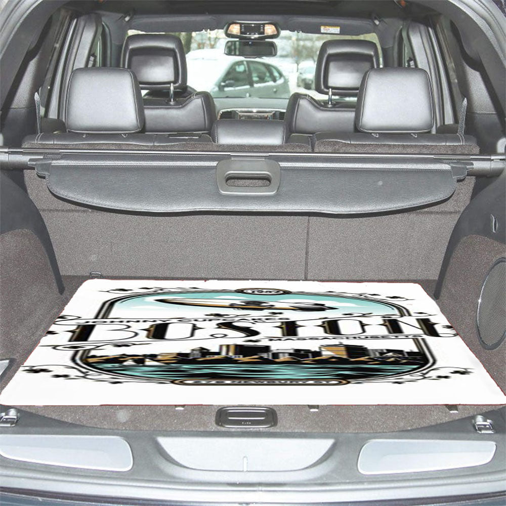 Boston Massachusetts Car Trunk Mat Non Slip