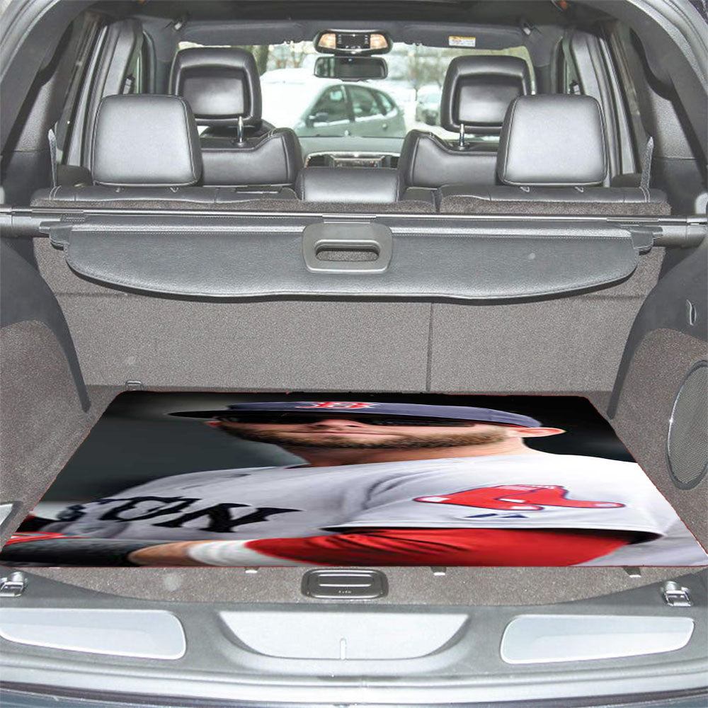 Boston Red Sox Dustin Pedroia Car Trunk Mat Non Slip