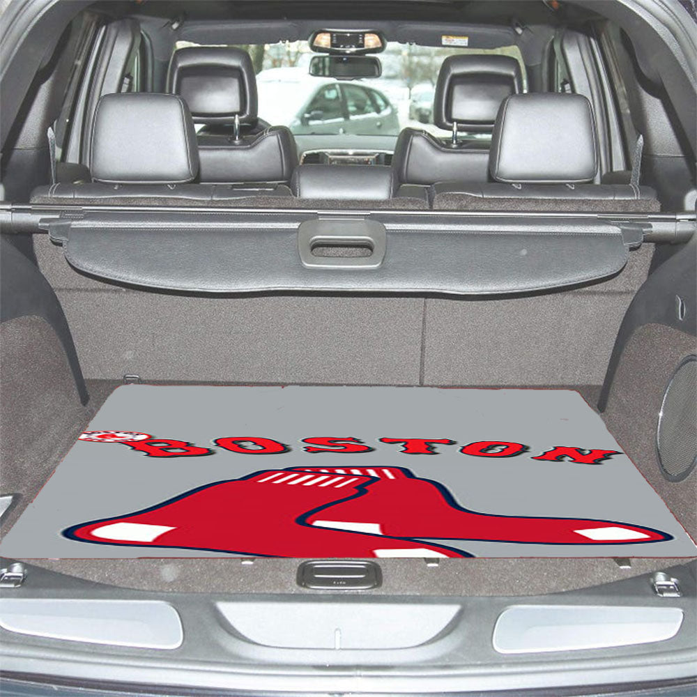 Boston Red Sox Red Car Trunk Mat Non Slip