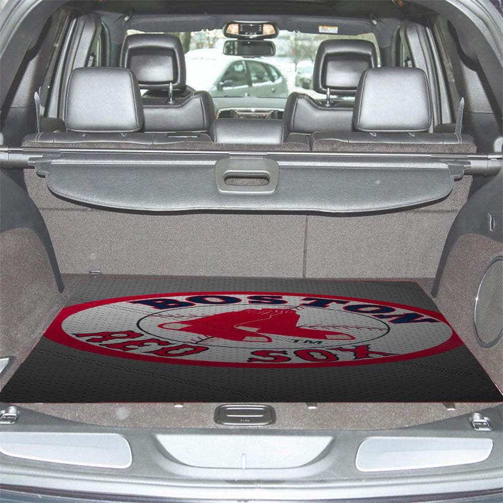 Boston Red Sox Softball Car Trunk Mat Non Slip