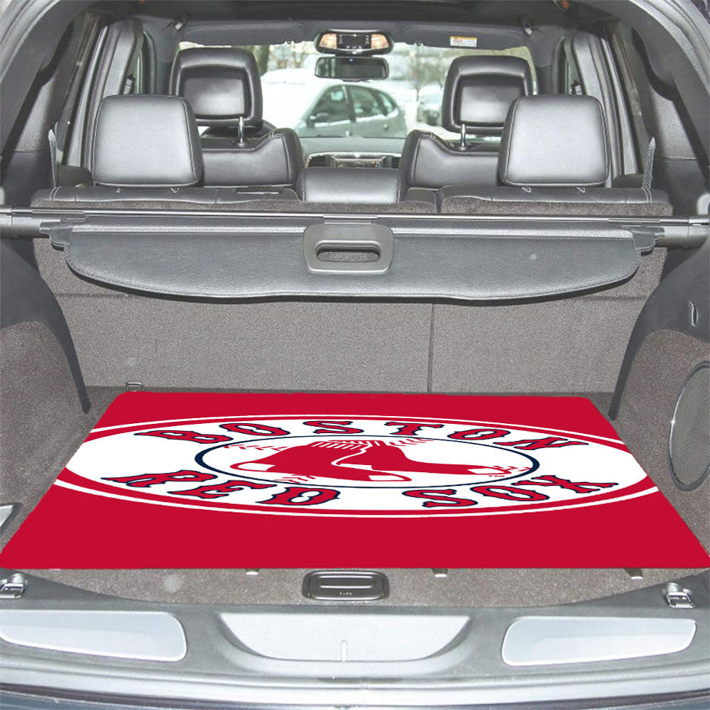 Boston Redsox Logo Car Trunk Mat Non Slip