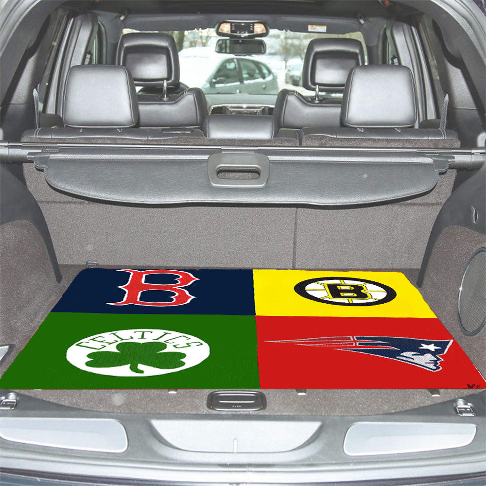 Boston Sports Lovah Car Trunk Mat Non Slip