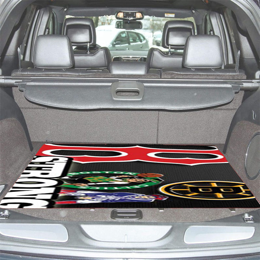 Boston Strong Car Trunk Mat Non Slip