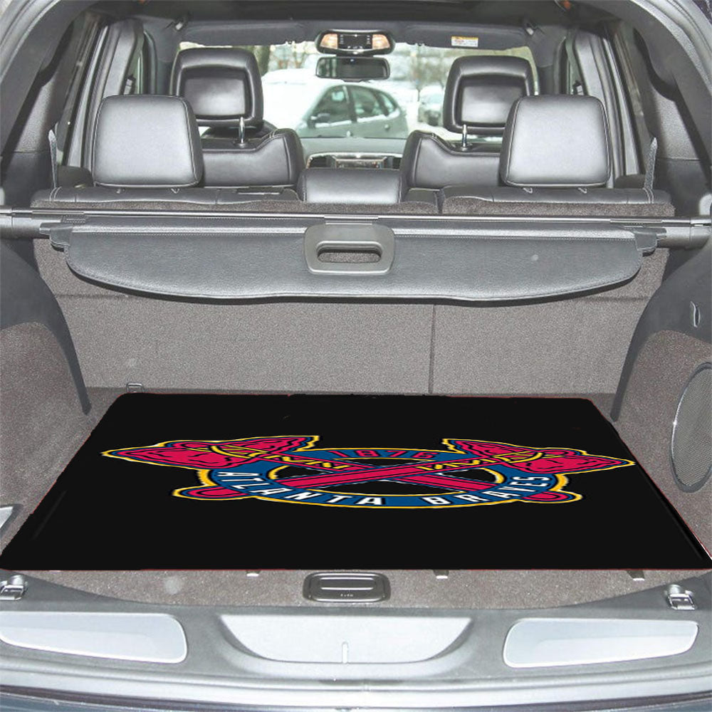 Braves Atlanta Blue Car Trunk Mat Non Slip