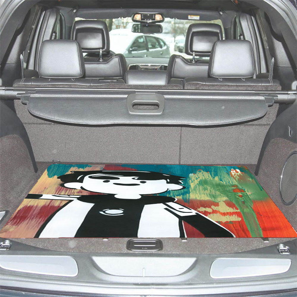 Braves Warriors The Jason Adams Car Trunk Mat Non Slip