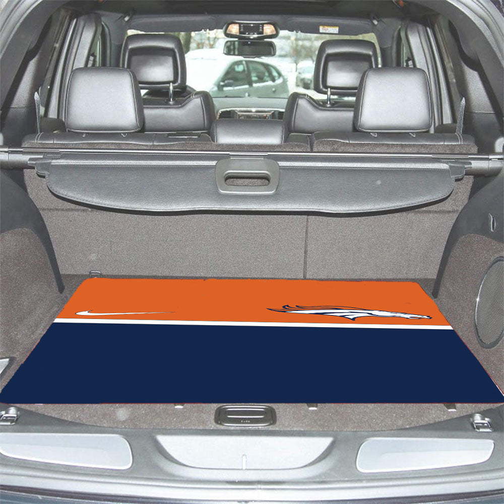 Broncos Denver Art Wallpaper Car Trunk Mat Non Slip