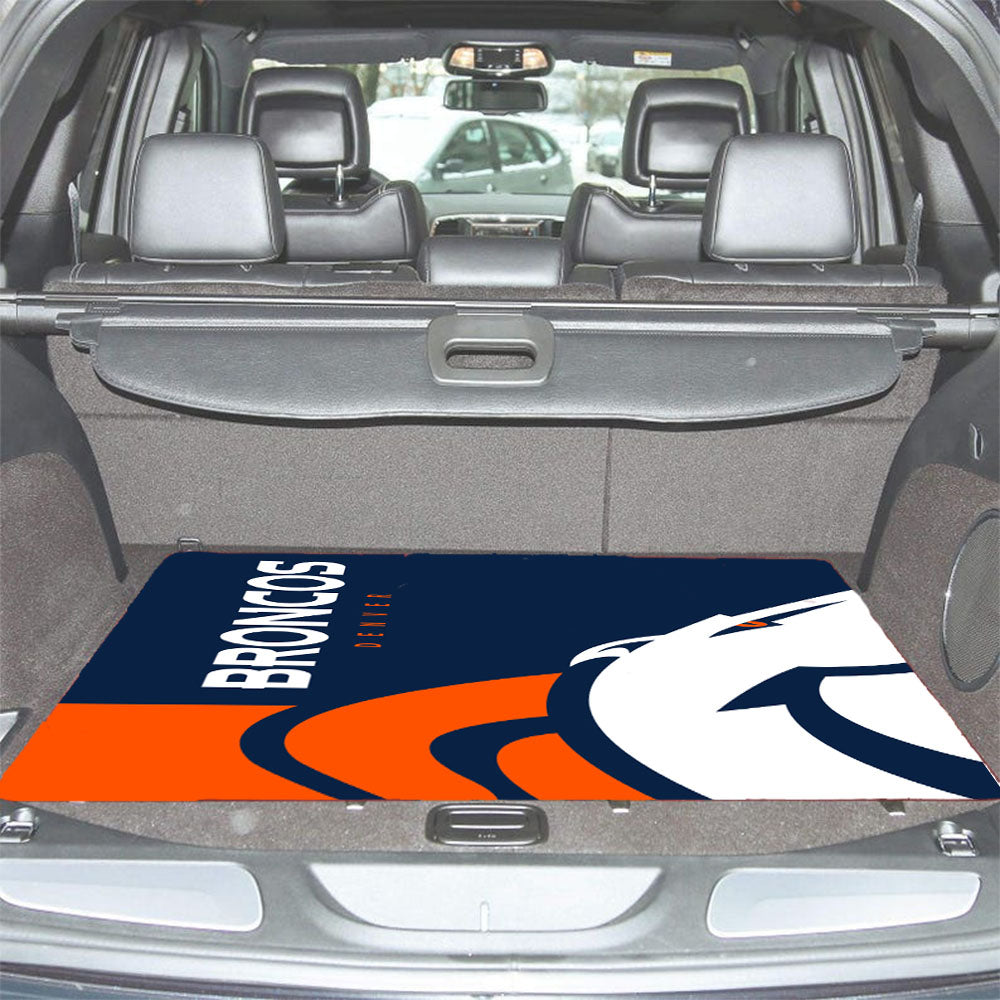 Broncos Denver Wallpaper Car Trunk Mat Non Slip