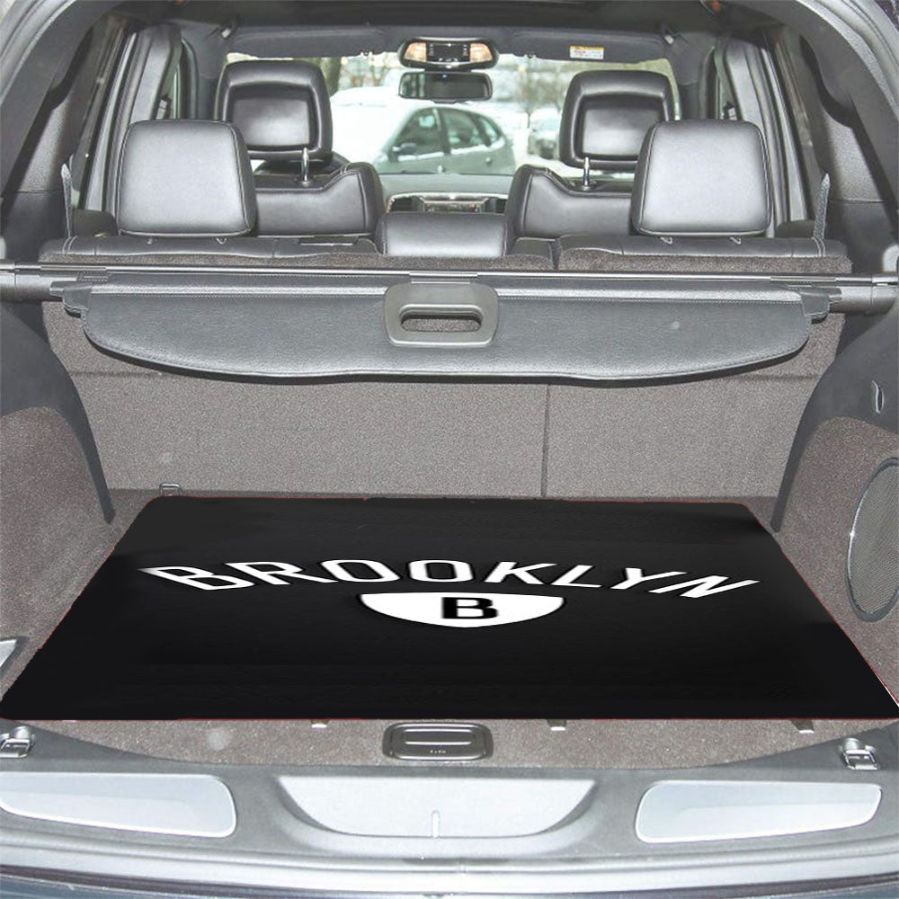 Brookly White Cover Car Trunk Mat Non Slip