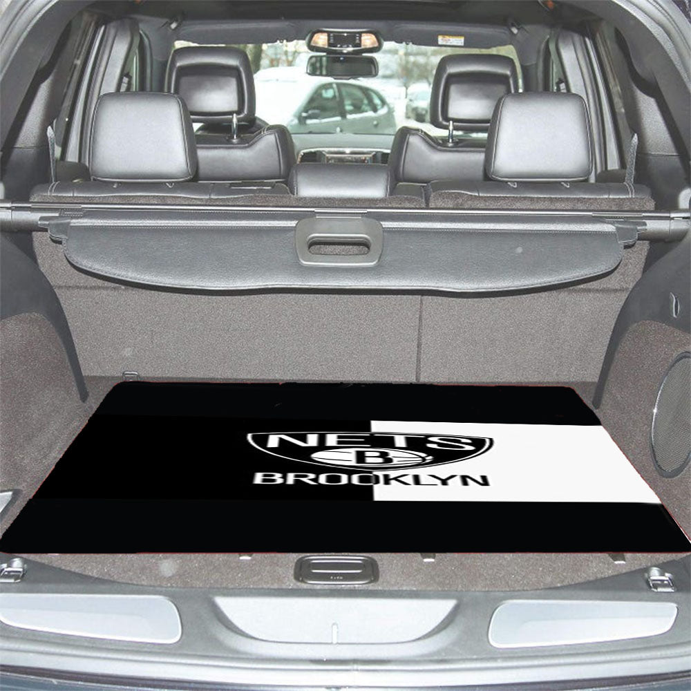 Brooklyn Cover Black White Car Trunk Mat Non Slip