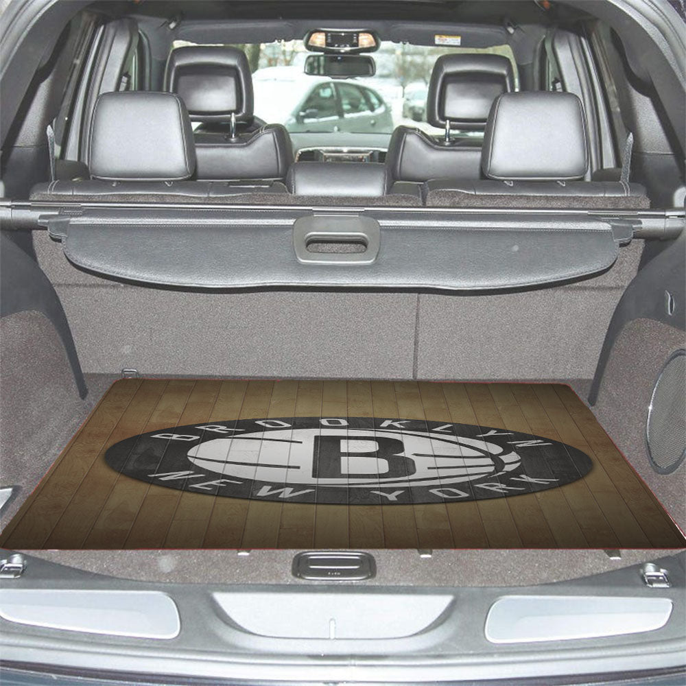 Brooklyn Nets Hardwood Car Trunk Mat Non Slip