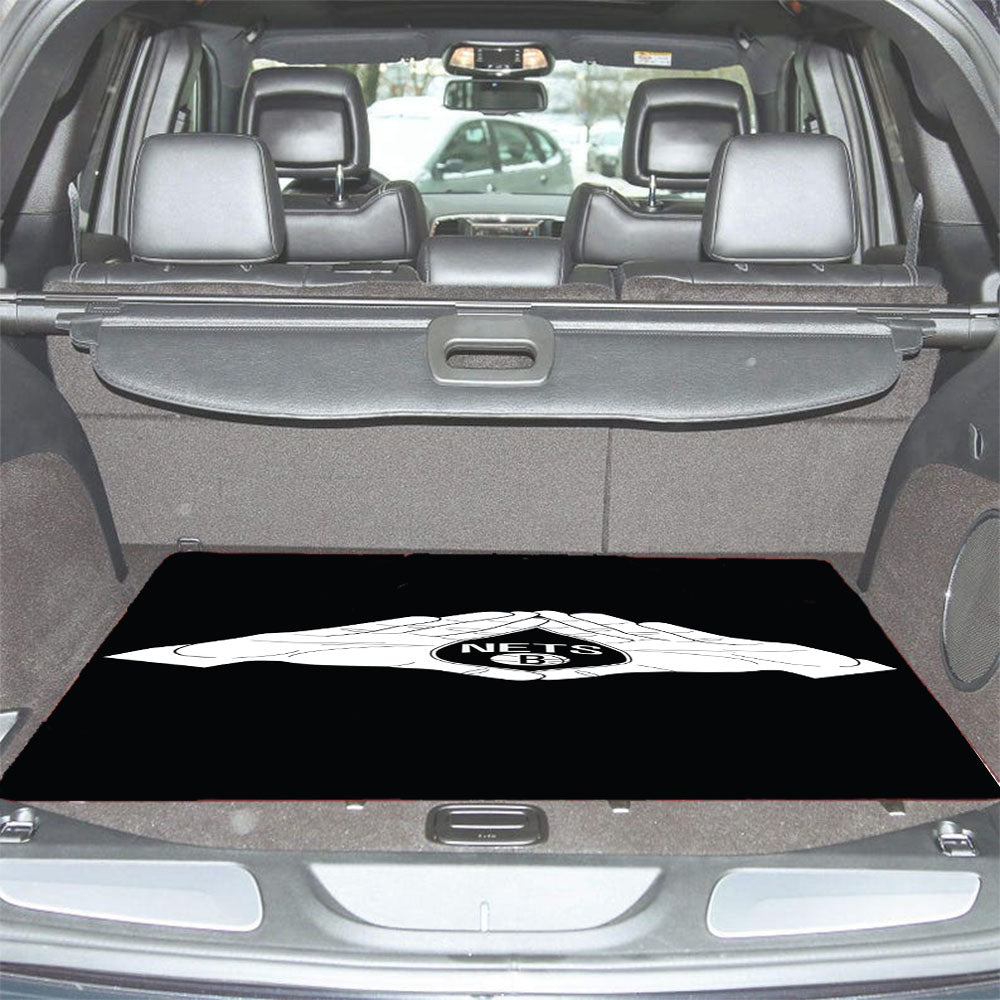 Brooklyn Nets Logo According To Jay Car Trunk Mat Non Slip