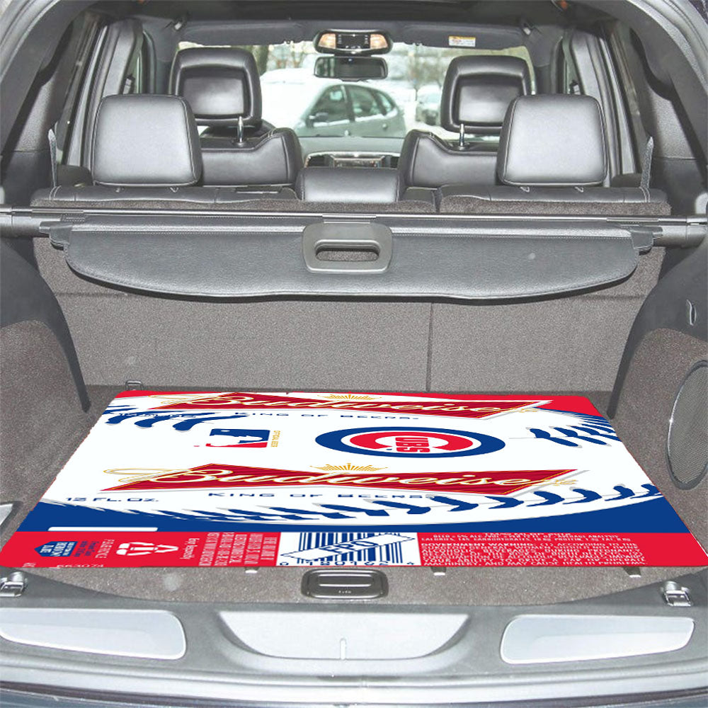 Budweiser Mlb Chicago Cubs Car Trunk Mat Non Slip