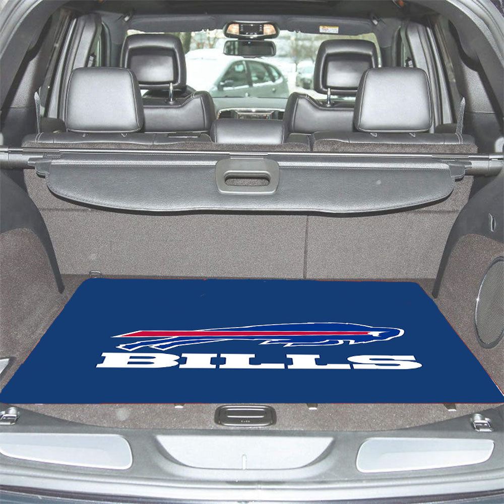 Buffalo Bills Emblem Pattern Car Trunk Mat Non Slip