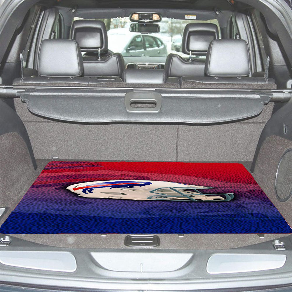 Buffalo Bills Helmet Car Trunk Mat Non Slip