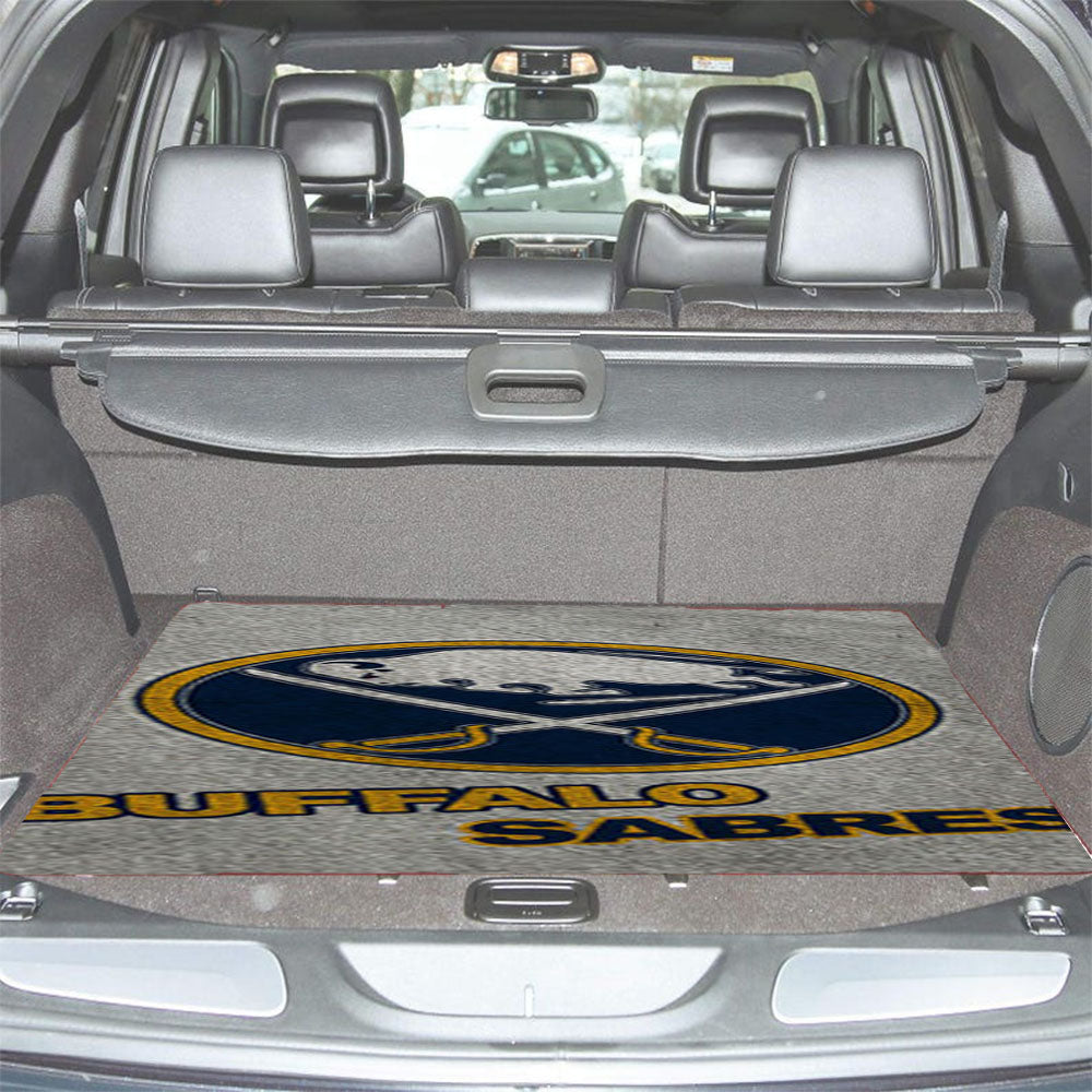Buffalo Sabres Logo On Wall Car Trunk Mat Non Slip