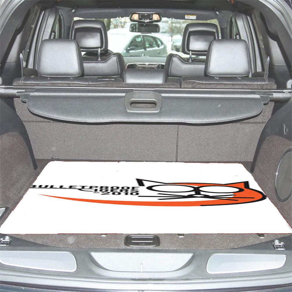 Bulletprof Tigers Baseball Logo White Car Trunk Mat Non Slip