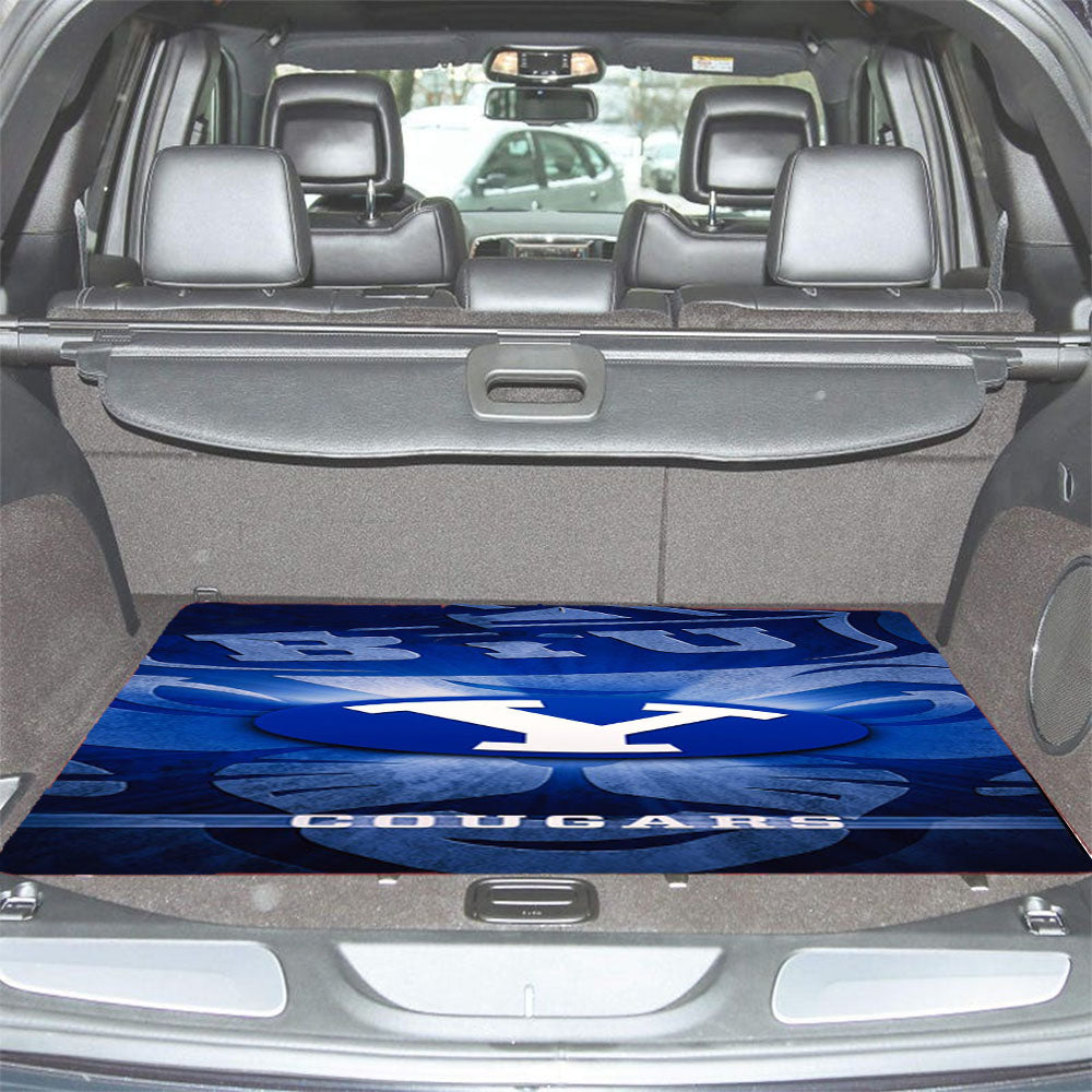 Byu Cougars Car Trunk Mat Non Slip