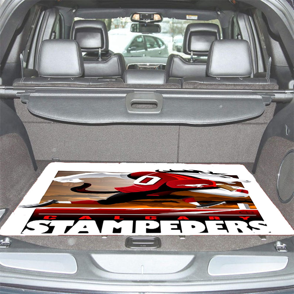Calgary Stampeders Nfl Team Car Trunk Mat Non Slip