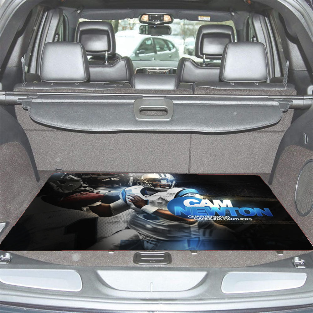 Cam Newton Carolina Panthers 2 Car Trunk Mat Non Slip