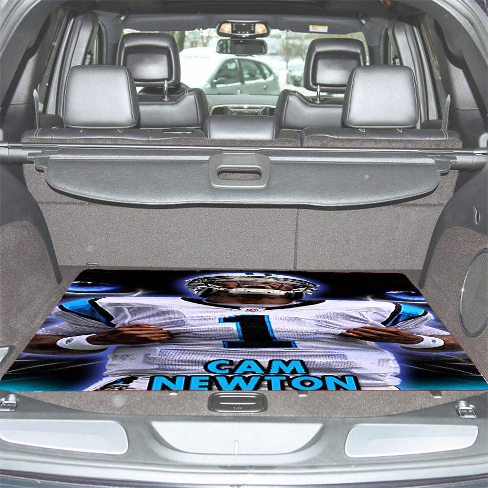 Cam Newton Panthers Eyes Car Trunk Mat Non Slip