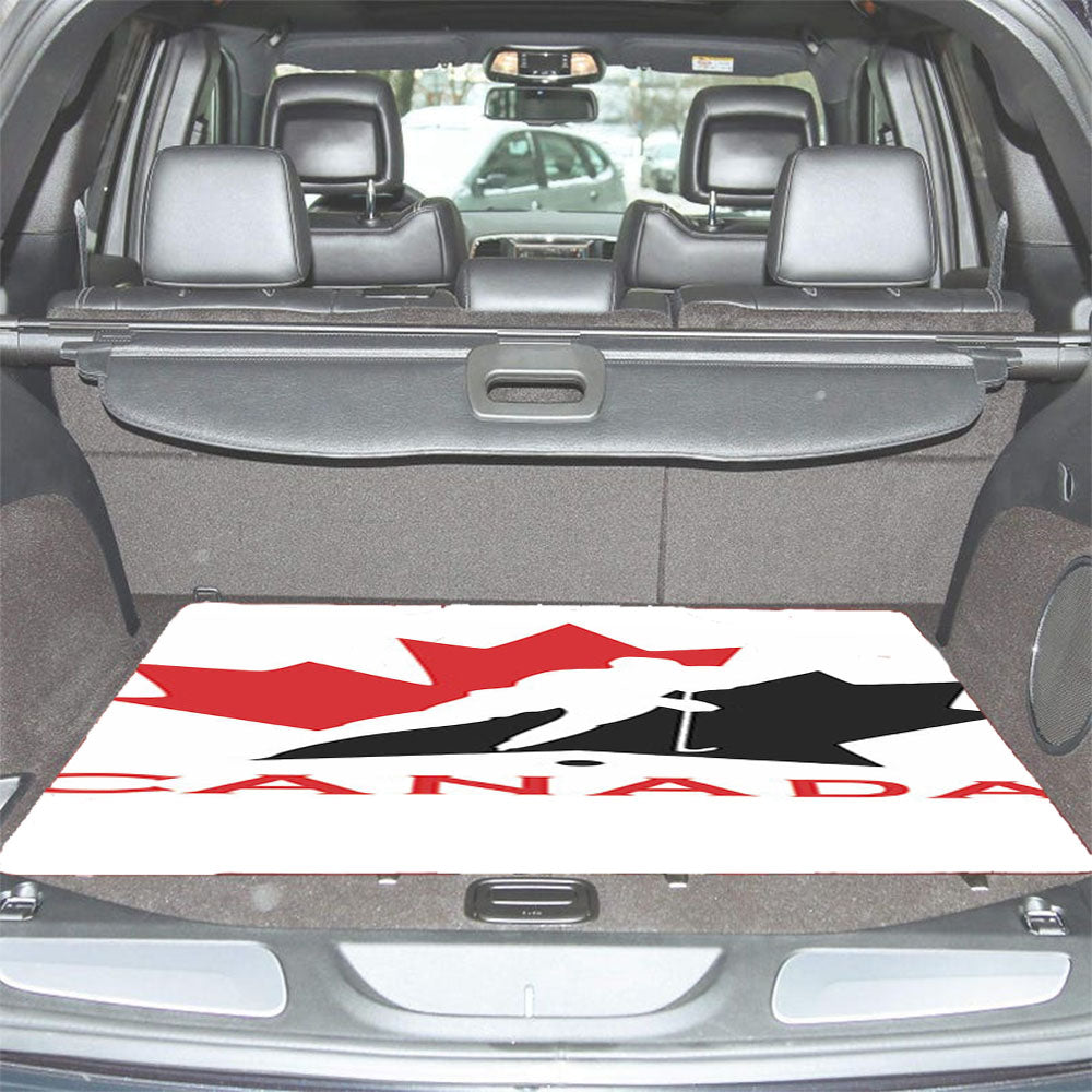 Canada Hockey Logo Car Trunk Mat Non Slip