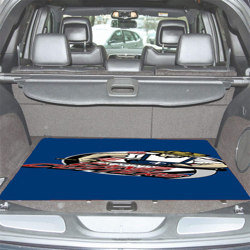 Cane Cutters Baseball Logo Blue Car Trunk Mat Non Slip
