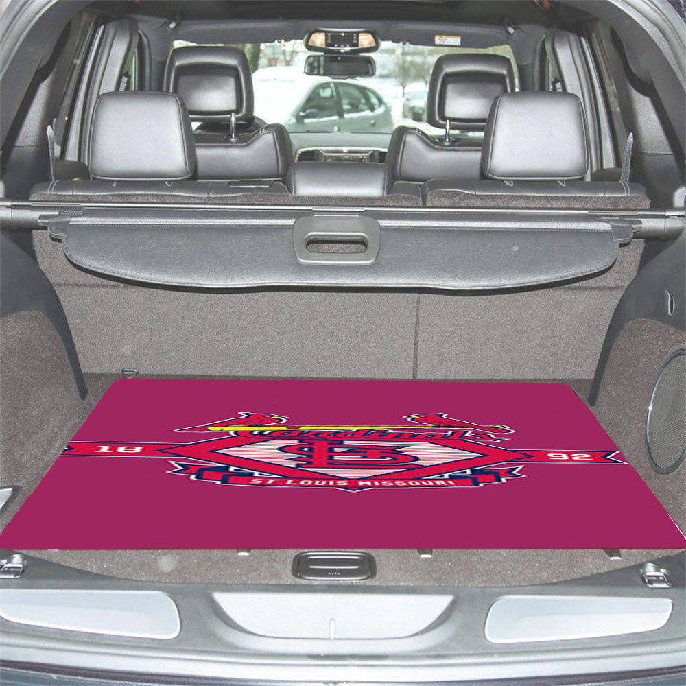 Cardinals Pink Car Trunk Mat Non Slip
