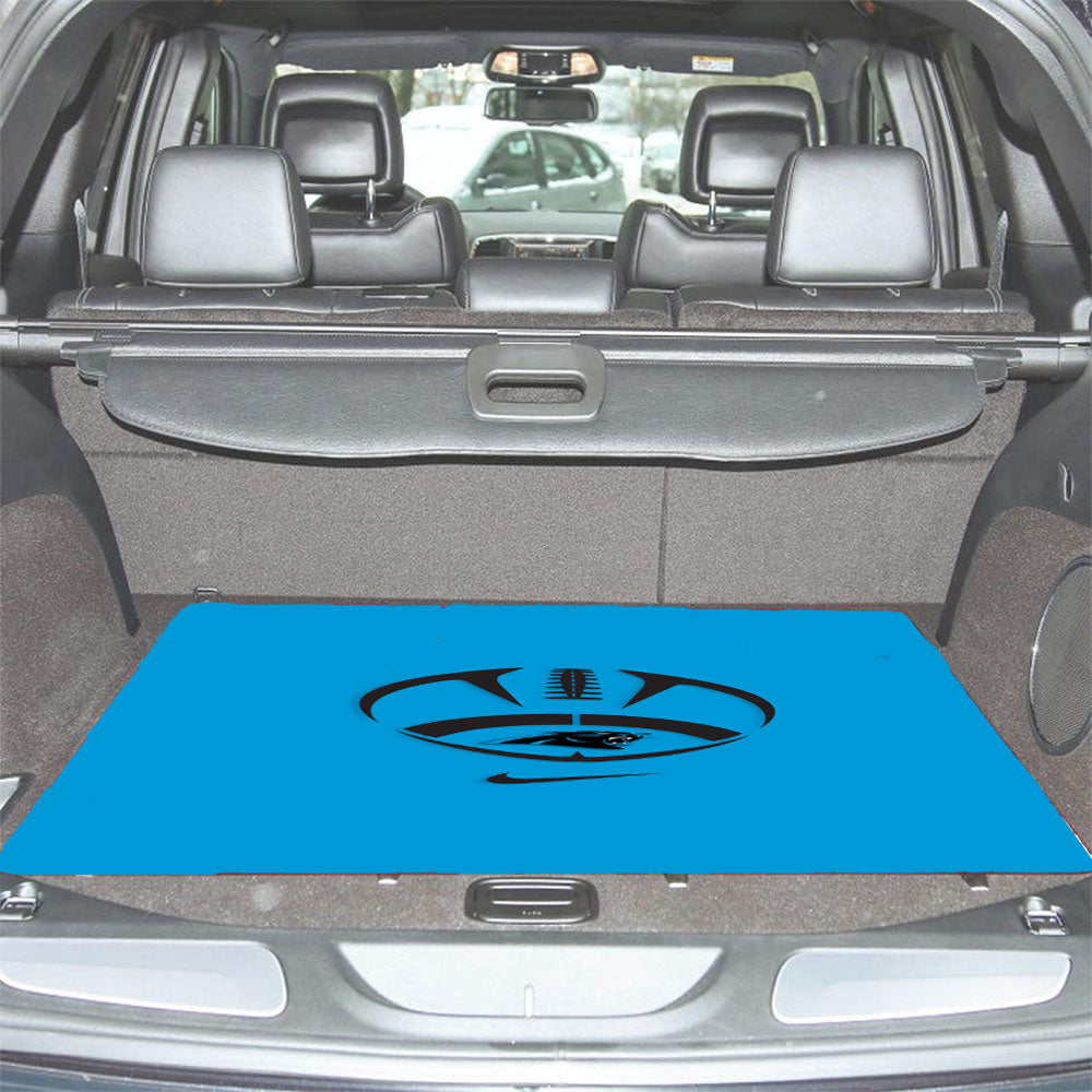 Carolina Panthers Blue Logo Car Trunk Mat Non Slip