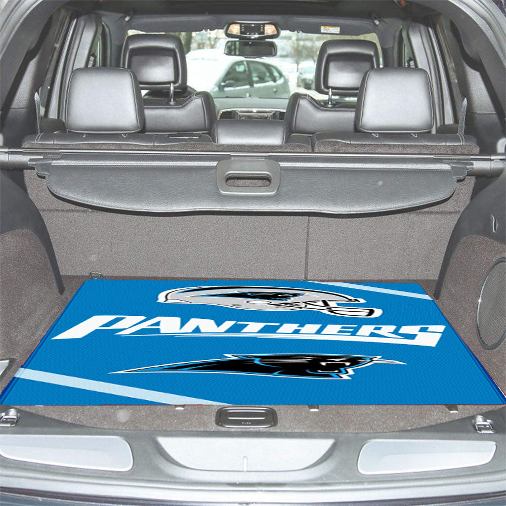 Carolina Panthers Wallpaper Car Trunk Mat Non Slip