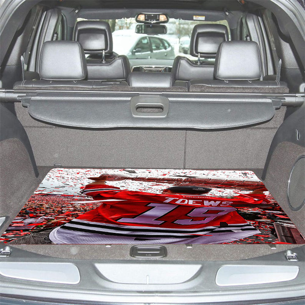 Ceremony Chicagoblackhawks Hockey Car Trunk Mat Non Slip