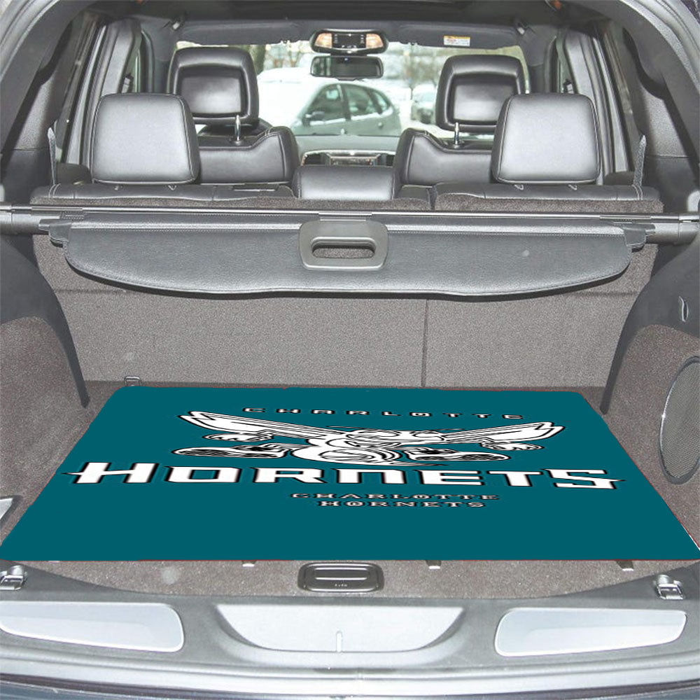 Charlotte Hornets Basketball Yescoloring Car Trunk Mat Non Slip