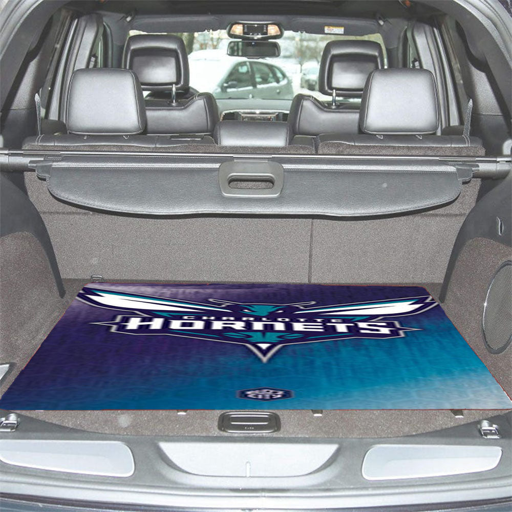 Charlotte Hornets Logo Car Trunk Mat Non Slip