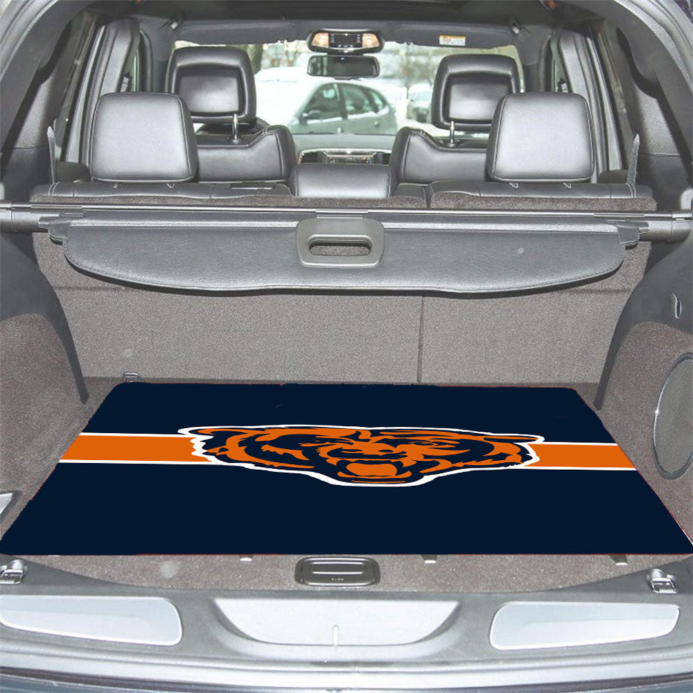 Chicago Bear Car Trunk Mat Non Slip