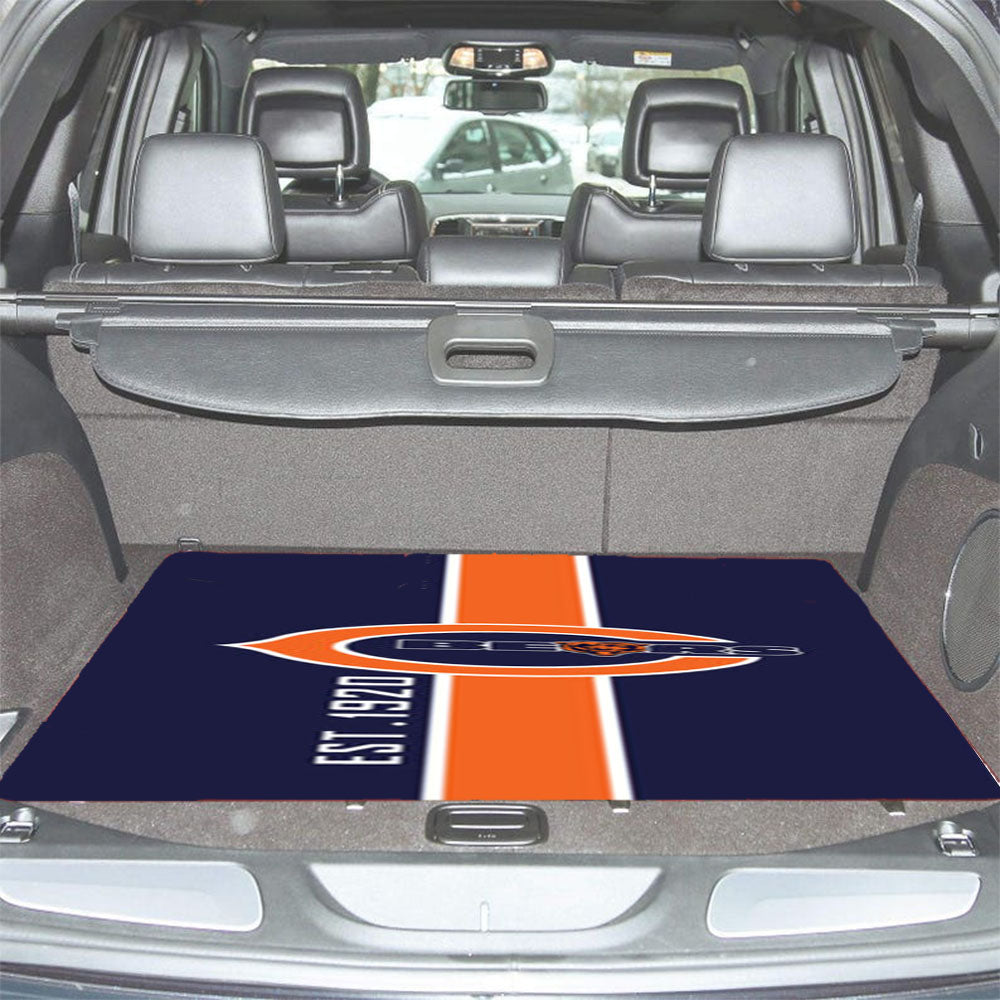Chicago Bear Est 1920 Car Trunk Mat Non Slip