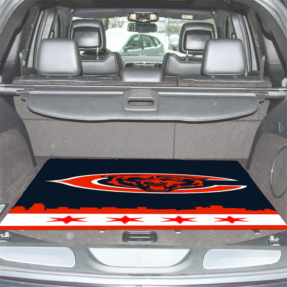 Chicago Bears Town Car Trunk Mat Non Slip