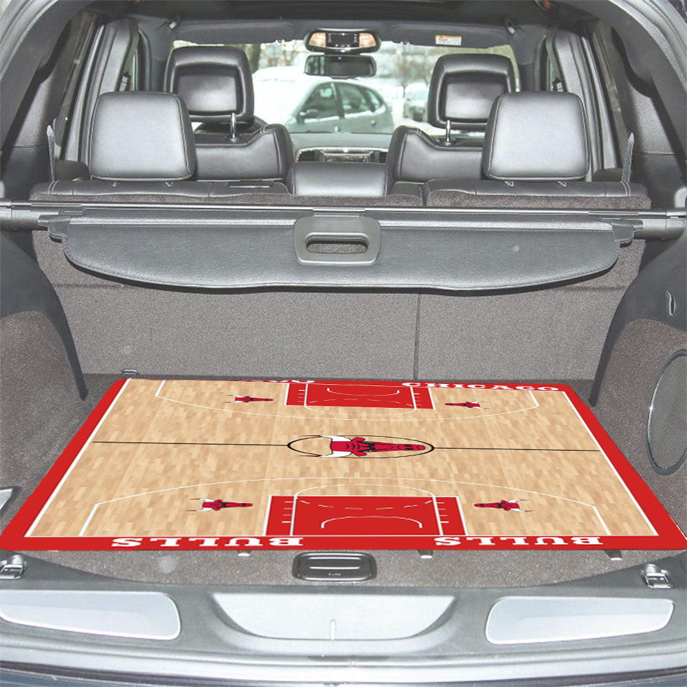 Chicago Bulls Basket Basket Ball Club Car Trunk Mat Non Slip