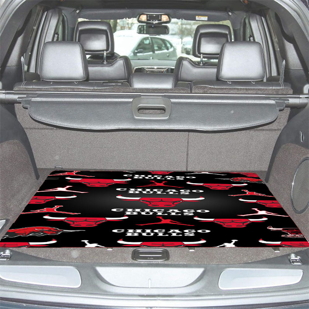 Chicago Bulls Basketball Symbols Car Trunk Mat Non Slip