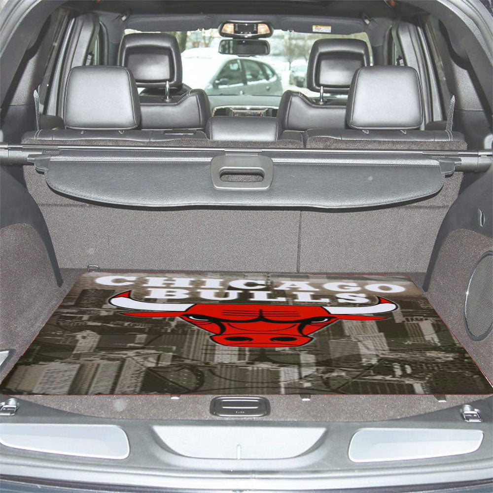 Chicago Bulls Fc Car Trunk Mat Non Slip
