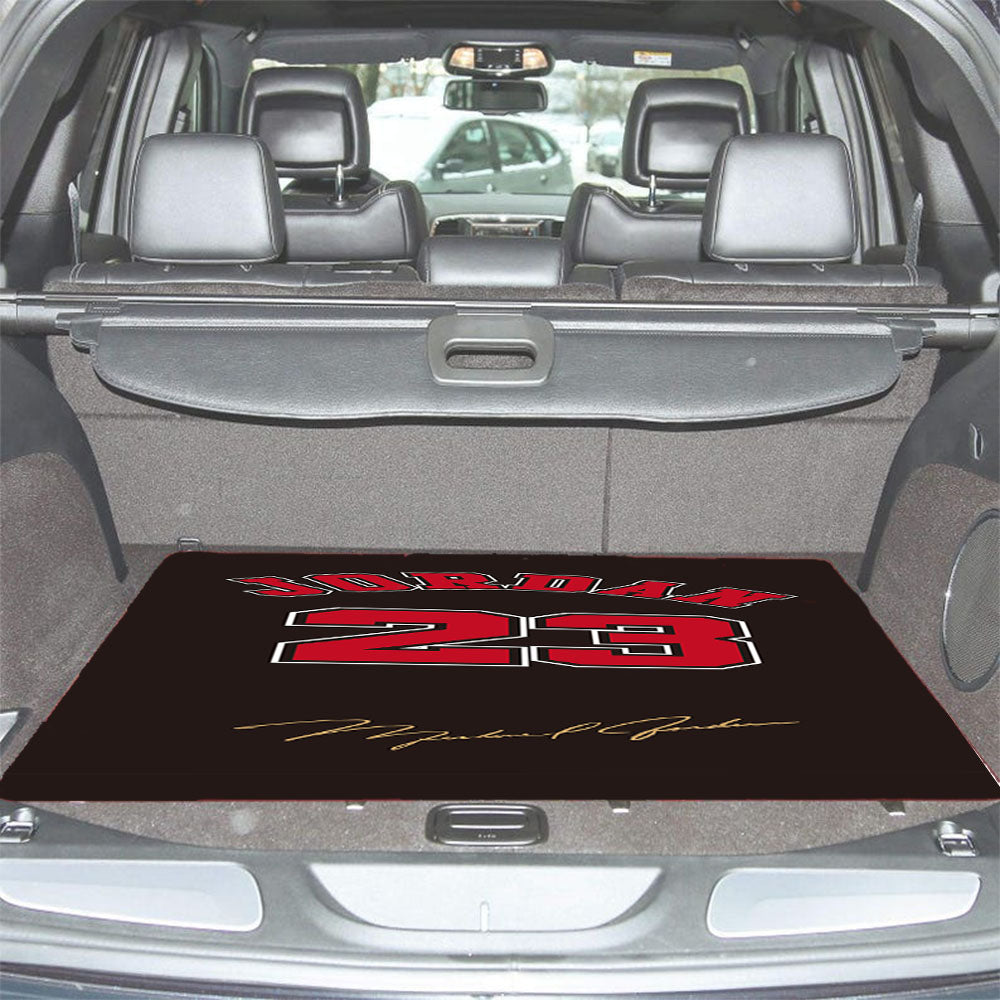 Chicago Bulls Jordan Black Car Trunk Mat Non Slip