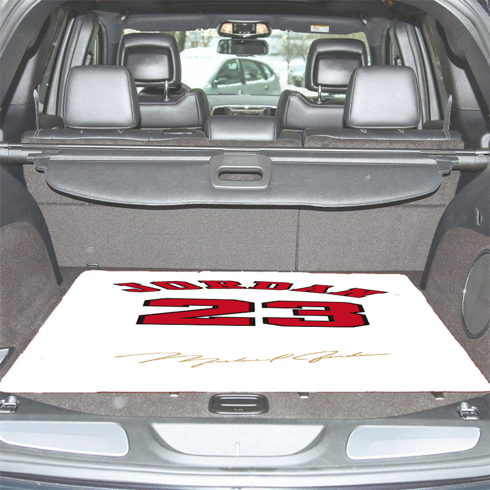 Chicago Bulls Jordan White Car Trunk Mat Non Slip
