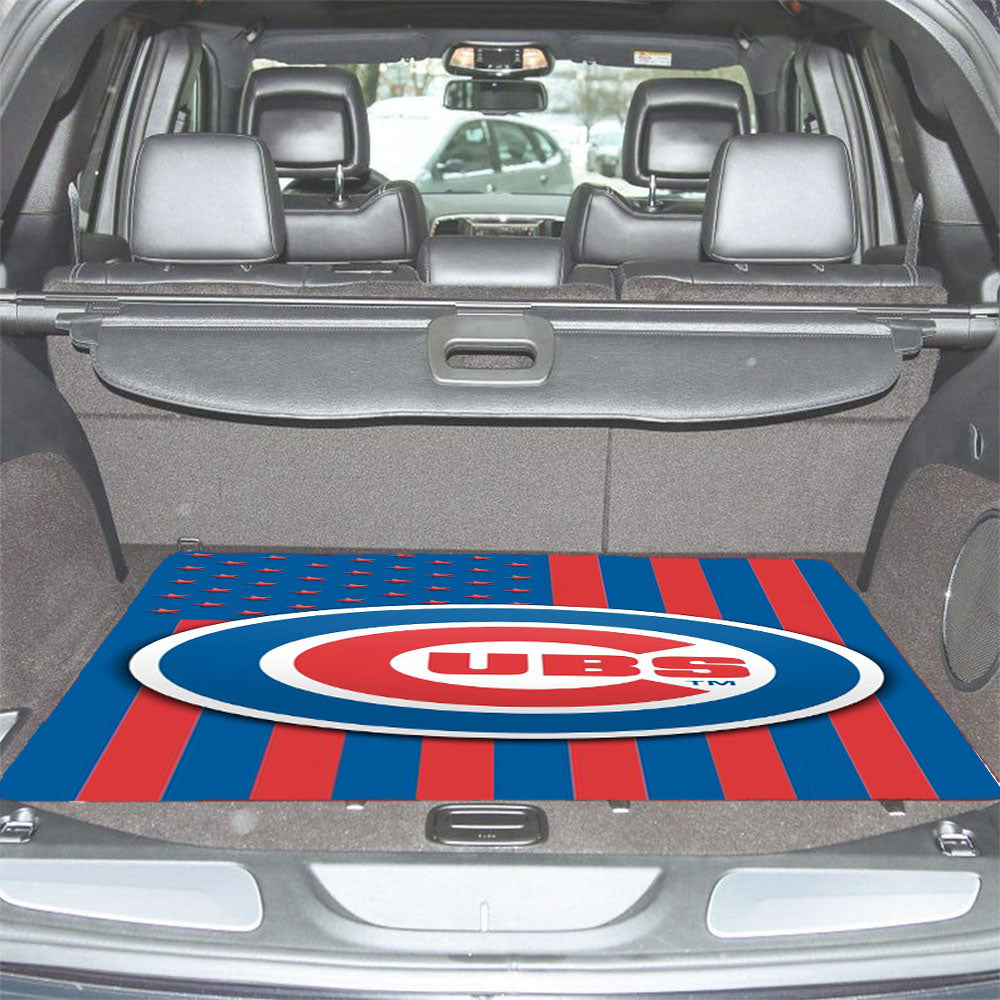 Chicago Cubs America Forever Car Trunk Mat Non Slip