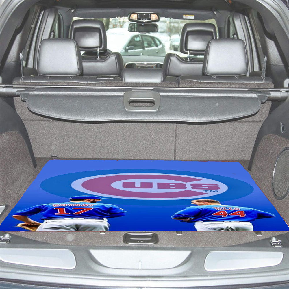Chicago Cubs Baseba Car Trunk Mat Non Slip