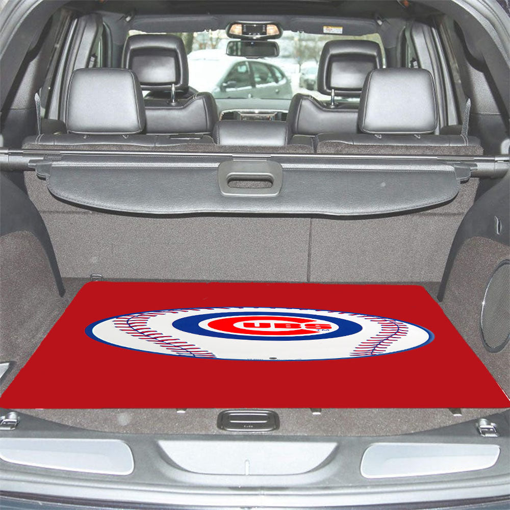 Chicago Cubs Baseball Logo Car Trunk Mat Non Slip