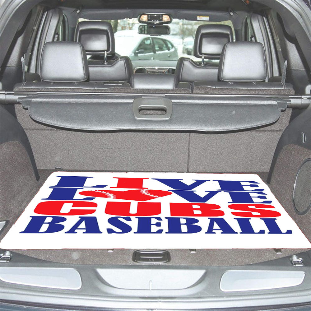 Chicago Cubs Baseball Quotes Car Trunk Mat Non Slip