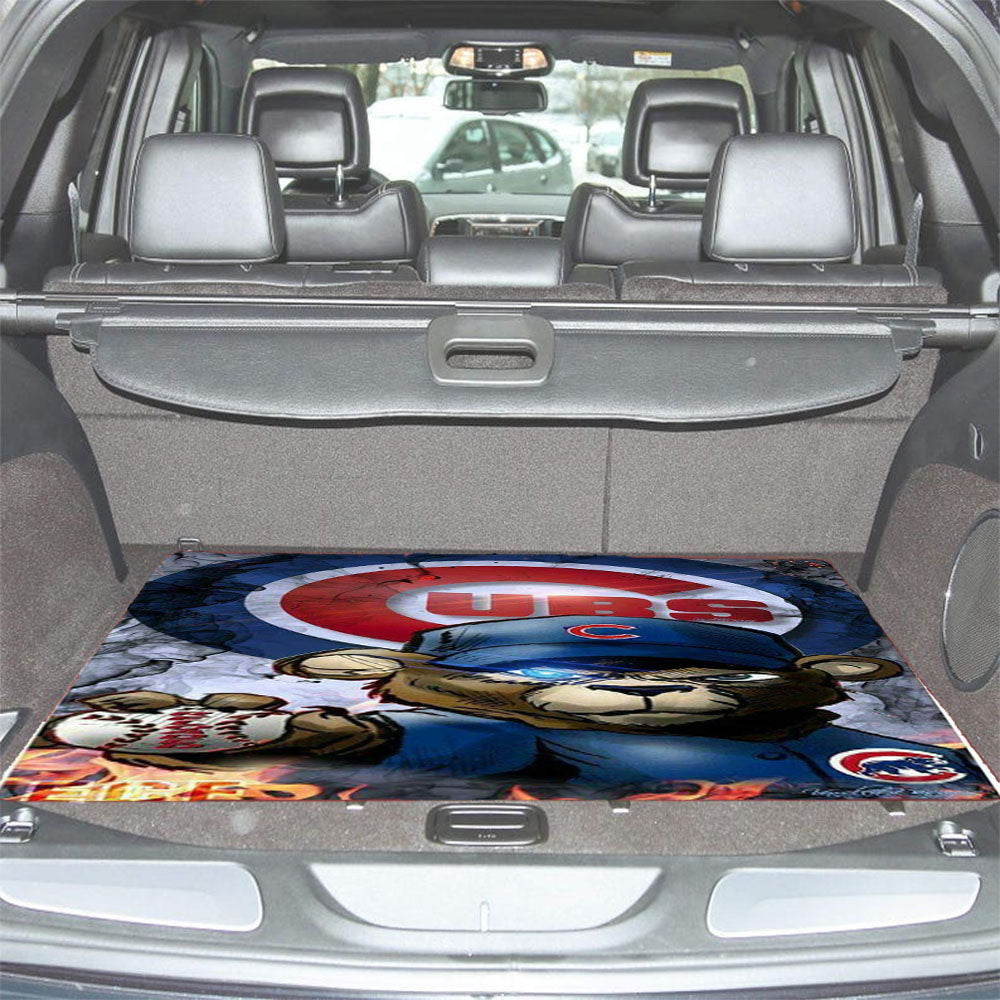 Chicago Cubs Be Car Trunk Mat Non Slip