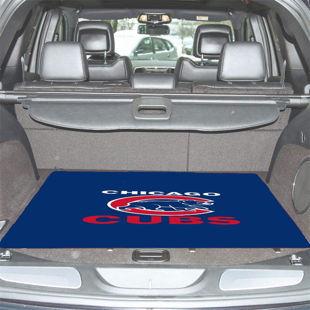 Chicago Cubs Bear Logo Style Car Trunk Mat Non Slip