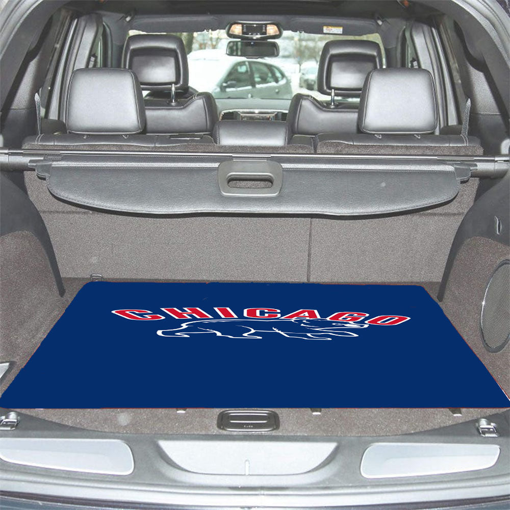 Chicago Cubs Bear Mlb Team Car Trunk Mat Non Slip