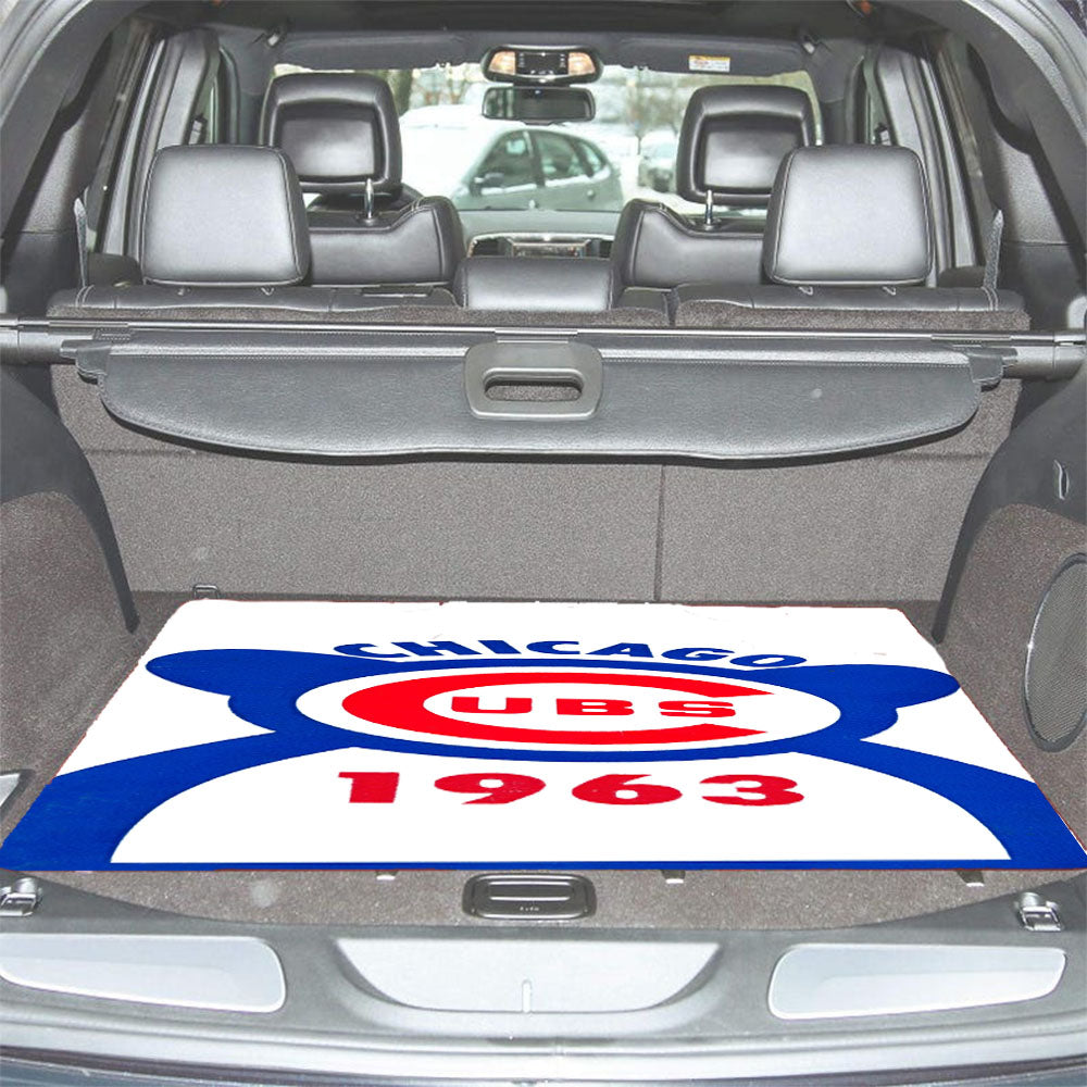 Chicago Cubs Bear Silhouette 1963 Car Trunk Mat Non Slip