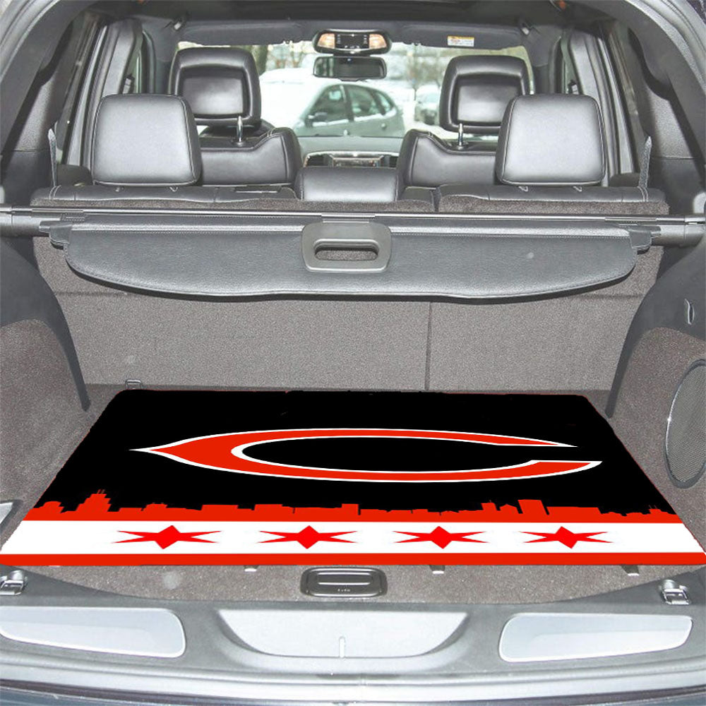 Chicago Cubs Black Car Trunk Mat Non Slip